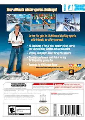 Winter Sports 2 - The Next Challenge box cover back